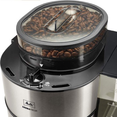 Cafetera De Goteo Negra Con Molino Aromafresh Melitta en Cafés La Mexicana