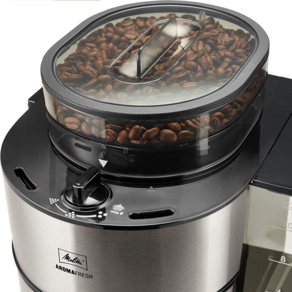 Cafetera De Goteo Negra Con Molino Aromafresh Melitta en Cafés La Mexicana