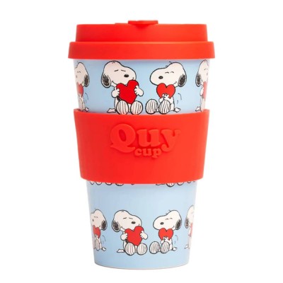 Taza de Viaje 400 ml - Diseño Snoopy Love