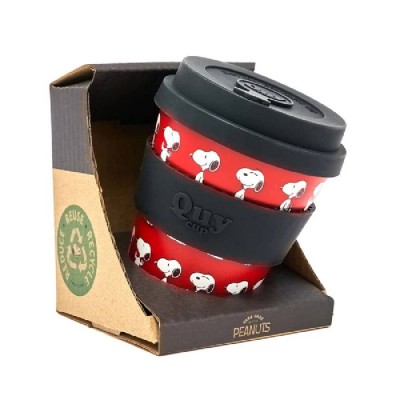Taza de Capuccino Snoopy 230 ml - Rojo en Cafés La Mexicana