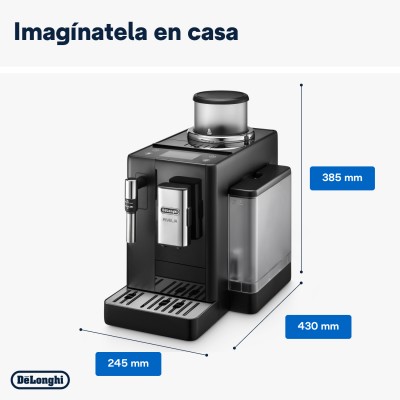 Cafetera De'Longhi Rivelia Negro en Cafés La Mexicana