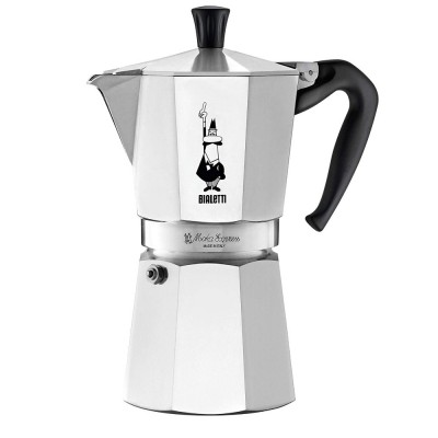 Cafetera Italiana Moka Aluminio 18 Tazas Bialetti en Cafés La Mexicana