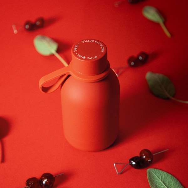 Botella Termo Roja en Cafés La Mexicana