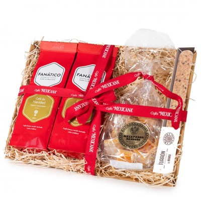 Cesta Gourmet Clásicos navideños en Cafés La Mexicana