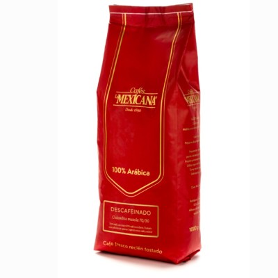 1 Kg - Café Descafeinado Colombia Mezcla Suave en Cafés La Mexicana