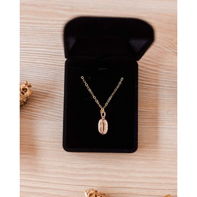 Collar Grano de Café bañado en oro 18k en Cafés La Mexicana