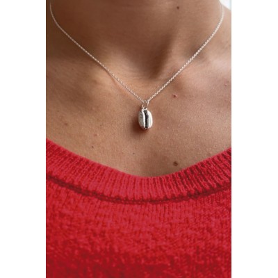 Collar Grano de Café Plata de ley en Cafés La Mexicana