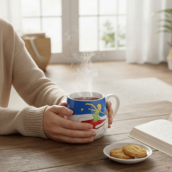 Taza Para Té con filtro El Principito libro en Cafés La Mexicana