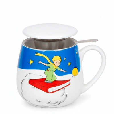 Taza Para Té con filtro El Principito libro en Cafés La Mexicana
