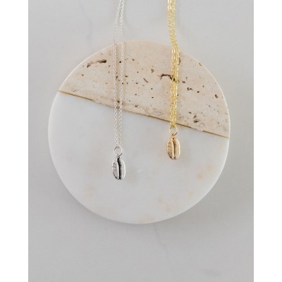 Collar Grano de Café Plata de ley en Cafés La Mexicana