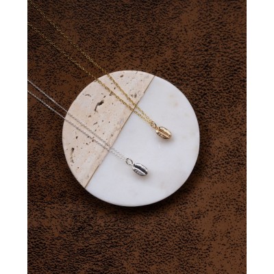 Collar Grano de Café bañado en oro 18k en Cafés La Mexicana