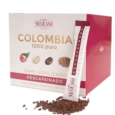 Café Soluble Descafeinado Caja en Cafés La Mexicana