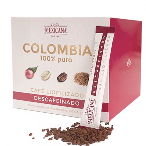 Café Soluble Descafeinado Caja en Cafés La Mexicana