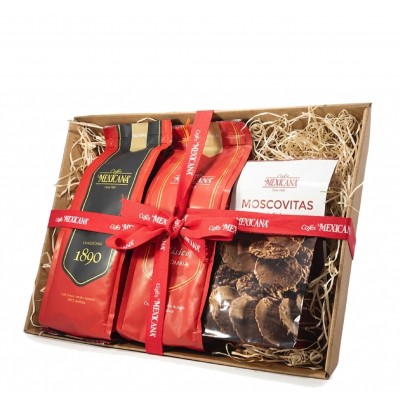 Cesta para amantes del chocolate en Cafés La Mexicana