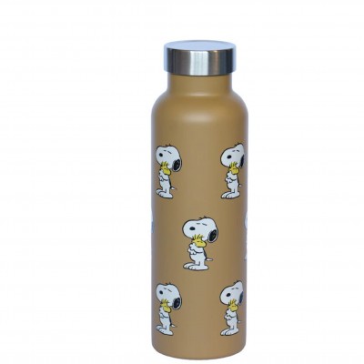 Botella Termo Snoopy 500 ml - crema en Cafés La Mexicana
