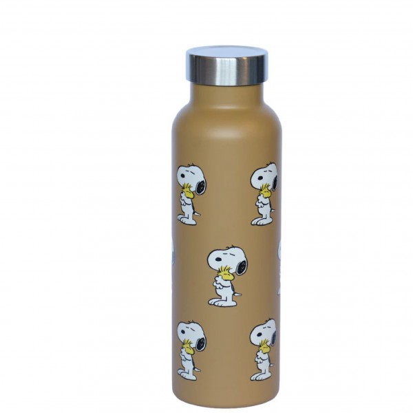 Botella Termo Snoopy 500 ml - crema en Cafés La Mexicana