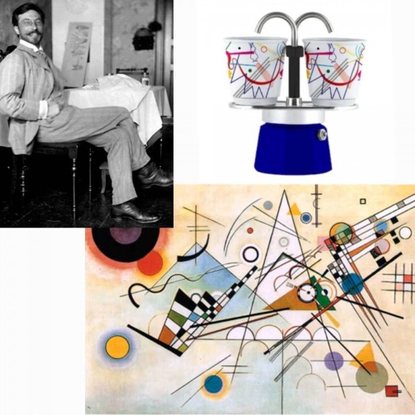 Cafetera Set Mini Express Kandinski Azul Bialetti Cafetera Set Mini Express Kandinski Azul Bialetti en Cafés La Mexicana