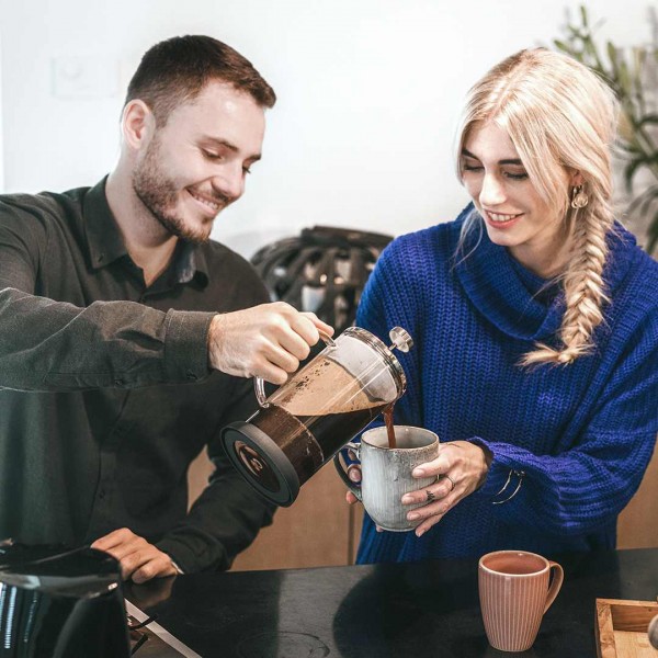 Cafetera Prensa Francesa 9 Tazas Melitta en Cafés La Mexicana