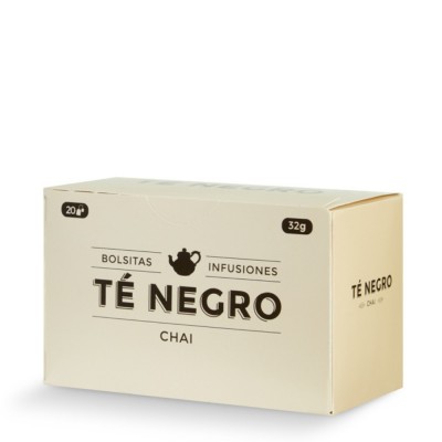 Té Negro Chai | Bolsitas Individuales en Cafés La Mexicana