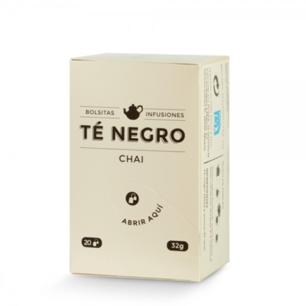 Té Negro Chai | Bolsitas Individuales en Cafés La Mexicana