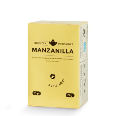 Infusión De Manzanilla | Bolsitas Individuales en Cafés La Mexicana