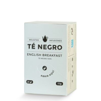 Té Negro English Breakfast | Bolsitas Individuales en Cafés La Mexicana