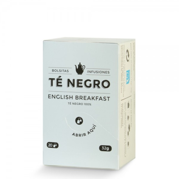 Té Negro English Breakfast | Bolsitas Individuales en Cafés La Mexicana