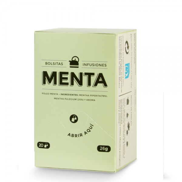 Infusión De Menta Poleo | Bolsitas Individuales Infusión De Menta Poleo | Bolsitas Individuales en Cafés La Mexicana