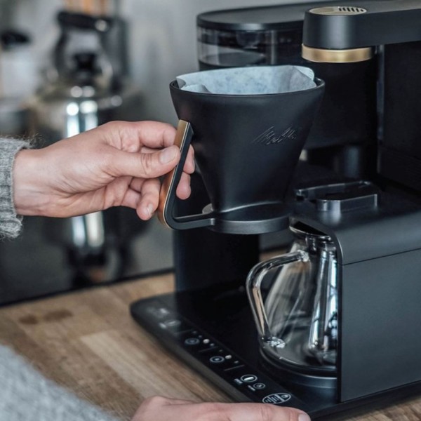 Cafetera De Goteo Con Molino Negra-Oro Epos Melitta en Cafés La Mexicana