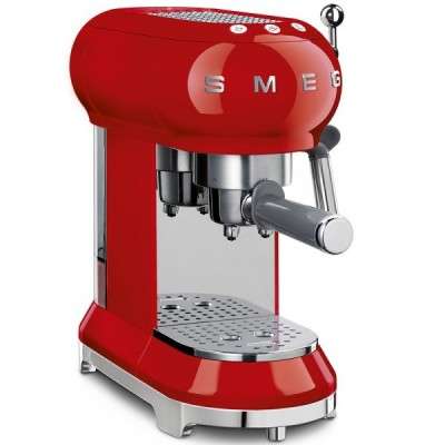 Cafetera Espresso Manual Roja Smeg en Cafés La Mexicana