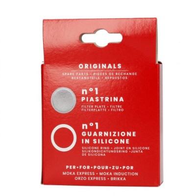 Recambio De Filtro Y Junta De Goma Para Bialetti Express 3 - 4 Tazas en Cafés La Mexicana