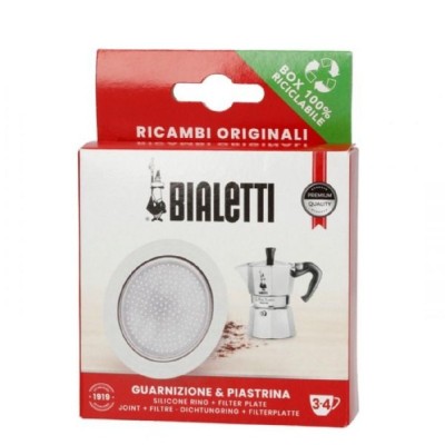 Recambio De Filtro Y Junta De Goma Para Bialetti Express 3 - 4 Tazas Recambio De Filtro Y Junta De Goma Para Bialetti Express 3 - 4 Tazas en Cafés La Mexicana