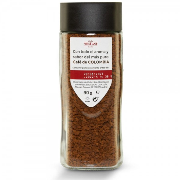 Café Soluble Descafeinado en Cafés La Mexicana