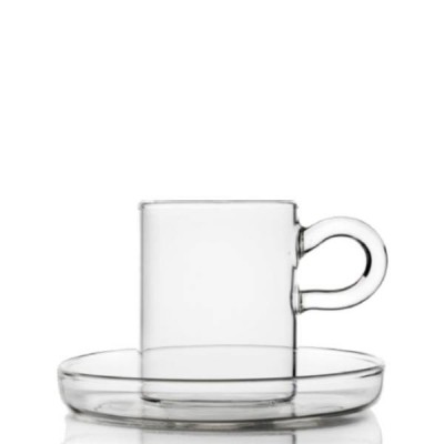 Pack Taza + Plato Cristal Espresso Piuma Ichendorf en Cafés La Mexicana