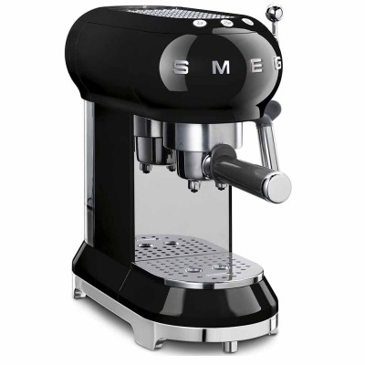 Cafetera Espresso Manual Negra Smeg