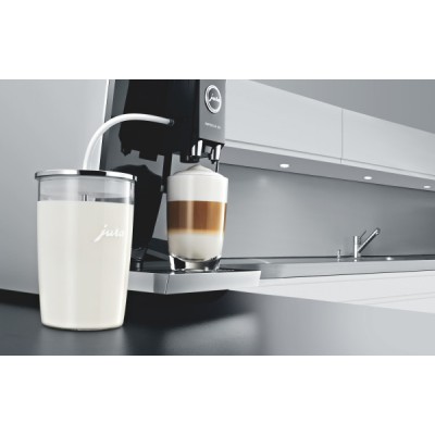 Recipiente De Leche De Cristal Jura en Cafés La Mexicana