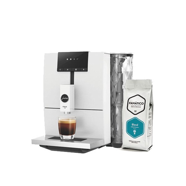 Jura ENA 4 Kaffeevollautomat - Elegante Maschine In Piano White