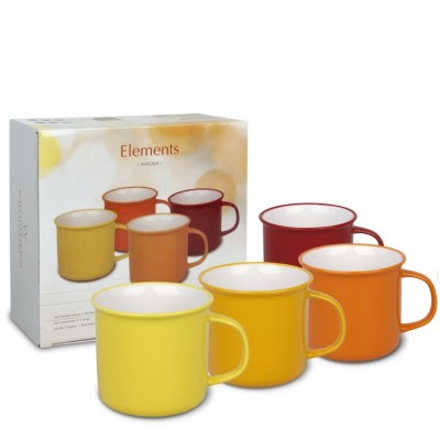 Set De Tazas De Porcelana Magma Waechtersbach en Cafés La Mexicana