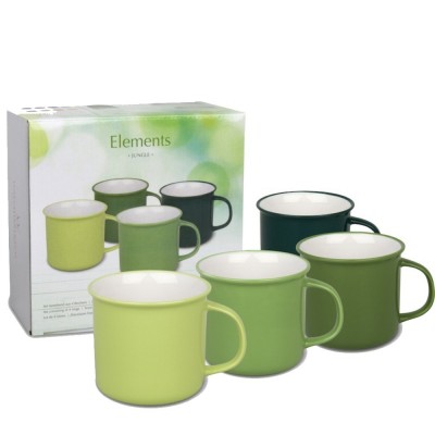 Set De Tazas De Porcelana Jungle Waechtersbach en Cafés La Mexicana