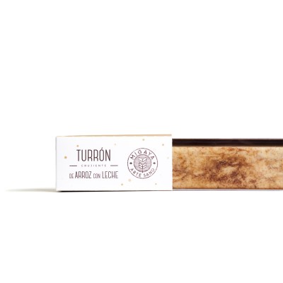 Turrón crujiente de Arroz con Leche en Cafés La Mexicana