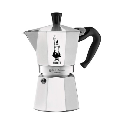 Cafetera Italiana Moka Aluminio Express 6 Tazas Bialetti