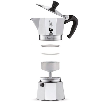 Cafetera Italiana Moka Aluminio Express 6 Tazas Bialetti en Cafés La Mexicana