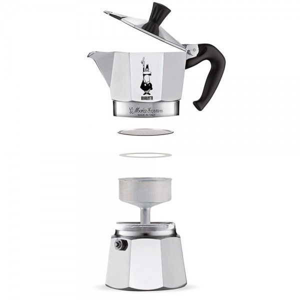 Cafetera Italiana Moka Aluminio Express 6 Tazas Bialetti en Cafés La Mexicana