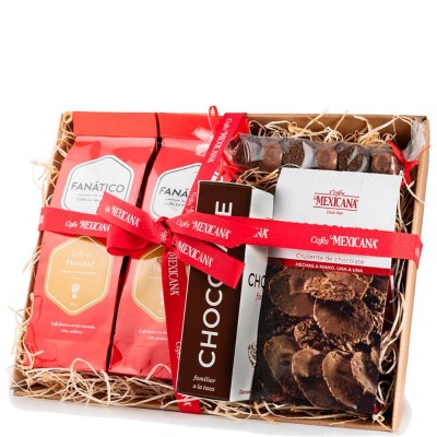Cesta Gourmet Pasión por el chocolate en Cafés La Mexicana
