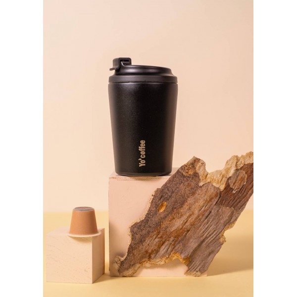 Vaso Térmico Yo'coffee - Negro en Cafés La Mexicana