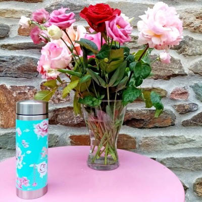 Botella Termo Con Infusor Flores Yoko Design en Cafés La Mexicana