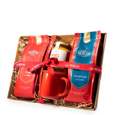 Cesta Gourmet "Armonía Café y Miel de Tomillo" en Cafés La Mexicana