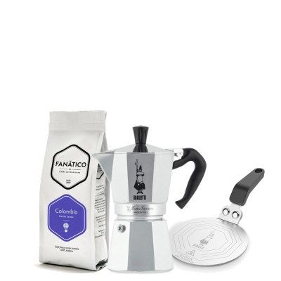 Pack Café Colombia Nariño con cafetera italiana Pack Café Colombia Nariño con cafetera italiana en Cafés La Mexicana
