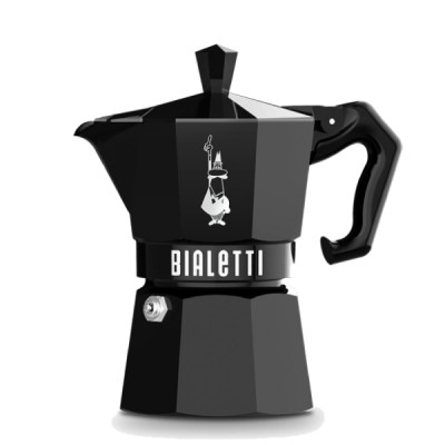Cafetera italiana Moka Exclusive 6 Tazas Negro  Bialetti