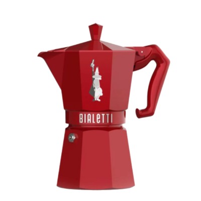 Cafetera italiana Moka Exclusive 6 Tazas Rojo  Bialetti Cafetera italiana Moka Exclusive 6 Tazas Rojo  Bialetti en Cafés La Mexicana